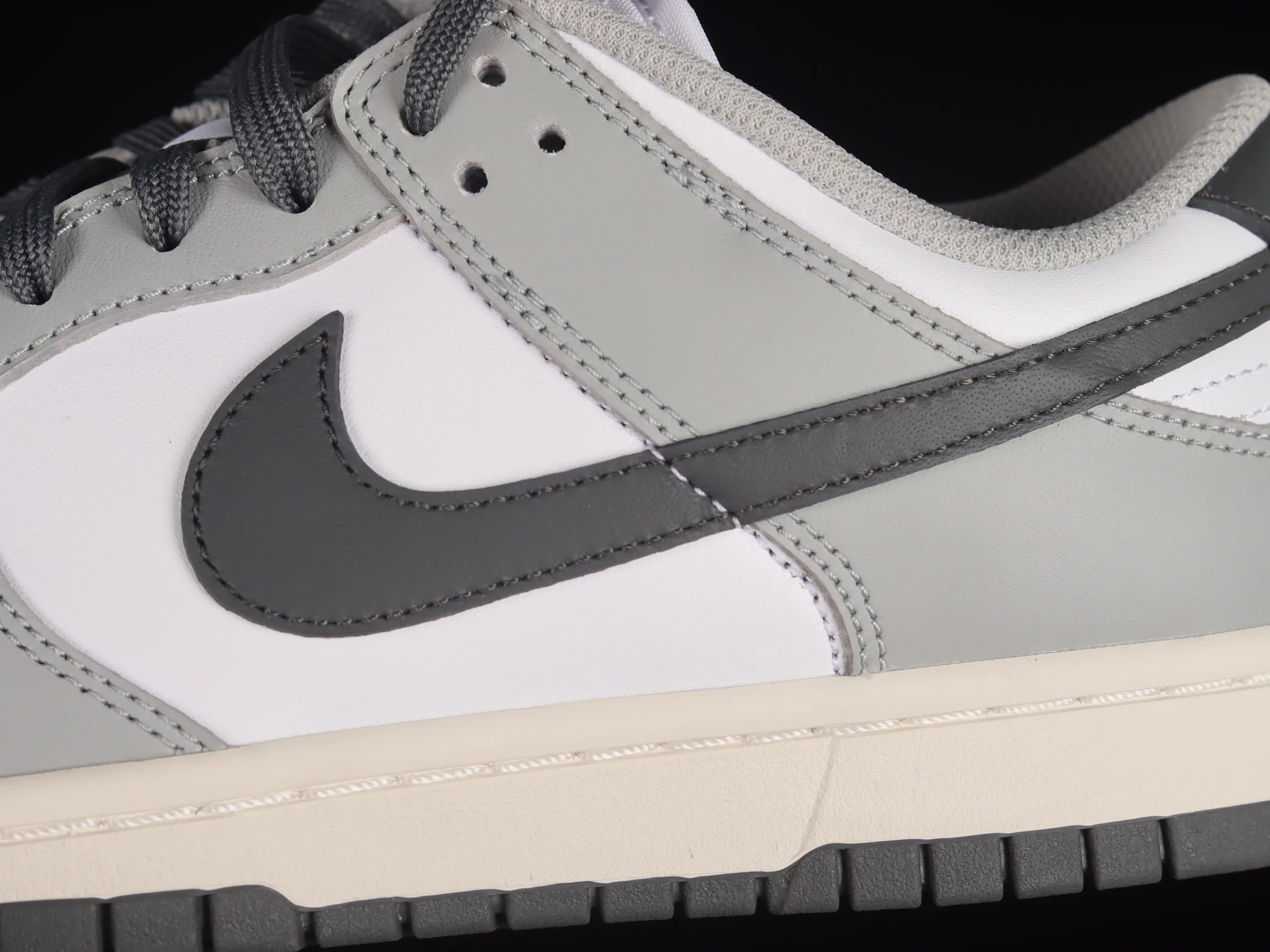All categories Nk SB Dunk series Nk SB Dunk Low low-top sneakers M version pure original Nk Dunk Low "Light Smoke Grey" white gray SB low-top sports and leisure sneakers DD1503-117